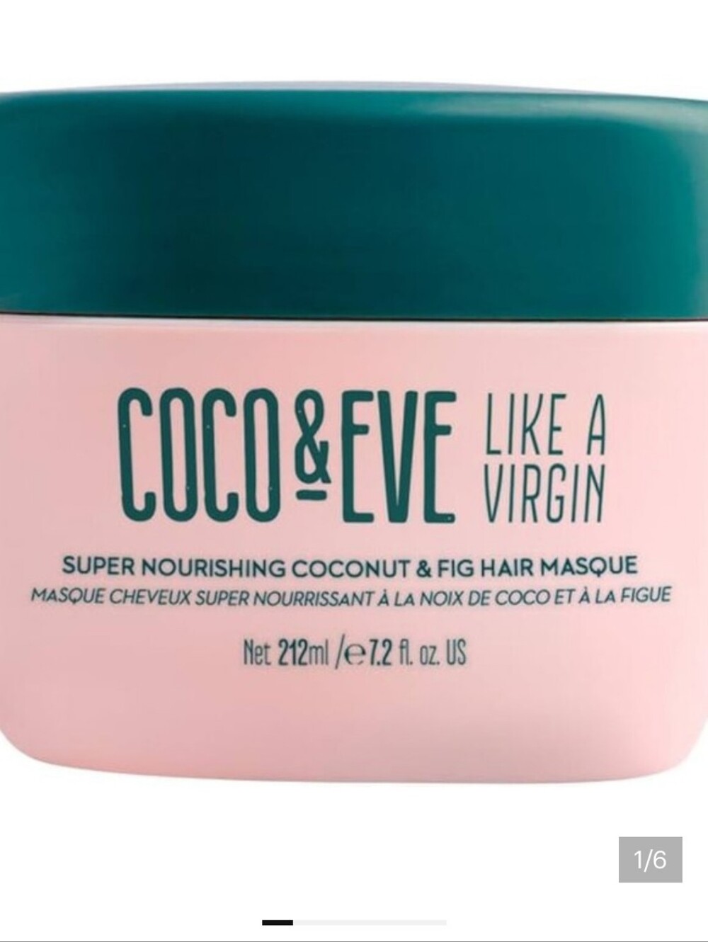 Coco & Eve Like A Virgin Super Nourishing Hair Masque - 212ml Sealed